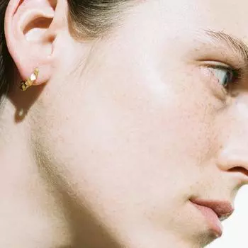 Текстурные серьги серьги высокого качества модные простые ретро стиль серьги с пряжкой кольцо серьги золотой