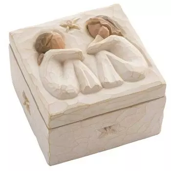 Текстурный экологически чистый небьющийся настольный органайзер, контейнер из смолы, ремесленный орнамент, подарок на память A