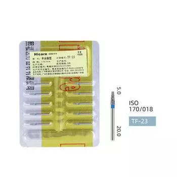 TF-23 10 шт./упаковка боров Стоматологические алмазные боры для наконечника TF-23