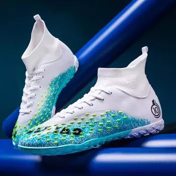 TF/FG Легкие футбольные бутсы до щиколотки Мужские футбольные бутсы Уличные Противоскользящие Трава Профессиональные Тренировочные Турнирные Спортивные бутсы 36