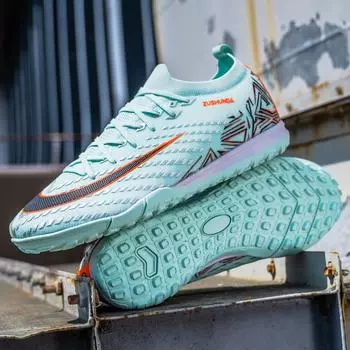 TF/FG Легкие футбольные бутсы до щиколотки Мужские футбольные бутсы Уличные Противоскользящие Трава Профессиональные Тренировочные Турнирные Спортивные бутсы 36