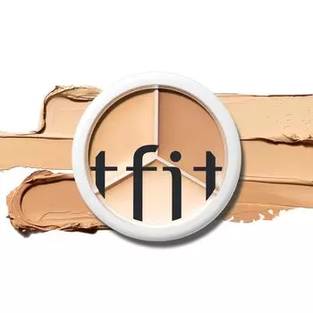TFIT Pro Concealer 15 г Три цвета Поры Темные круги SNS хит Компактный 01 Нейтральный Cover-up / / / / / / / Все в одном