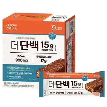 TFT The Protein Crunch Bar Корейский зерновой батончик для завтрака, 40 г x 9 шт.