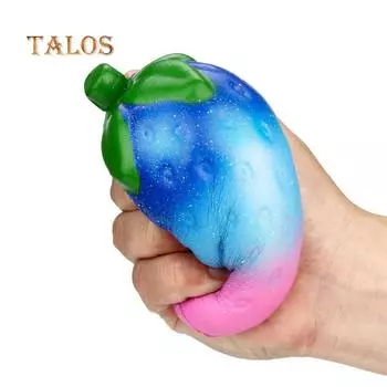 TH Starry Sky Strawberry Slow Rising Stress Relief Squishy Squeeze Toy Рождественский подарок