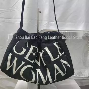 Thailand 2025 Fashion One-Shoulder Dumpling Bag - Large Capacity, Versatile and Stylish for Women 30x20x10 cm фиолетовый