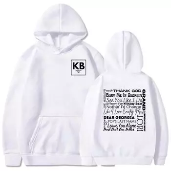 Thank God Kane Brown Graphic Hoodies The High Road Tour 2025 Sweatshirt Winter Hooded Long Sleeve Mens Pullovers Ropa Hombre XS