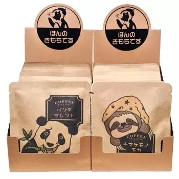 Thank you Honon Kimochi Drip coffee just put box types of coffee 12 bags x 2 boxes total 24 Animal coffee small gift for HiwaHiwa (6 bags)