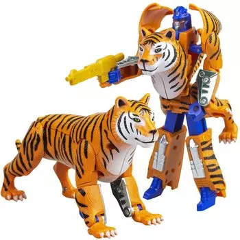 The Access Robot Figure Tiger Anivatron Super Evolution Transformation Animal Toy