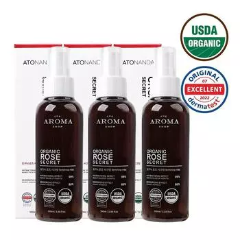 The Aroma Shop Organic Rose Secret Женское очищающее средство Y-Zone Hygiene Spray Inner Mist, 100 мл, 3 шт.