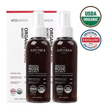 The Aroma Shop Organic Rose Secret Женское очищающее средство Y-Zone Hygiene Spray Inner Mist, 100 мл, 2 шт.