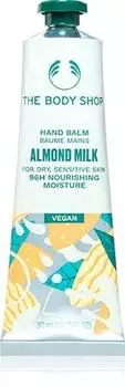 The Body Shop Almond Hand Balm Веганский крем для рук с миндальным молоком TU прозрачный