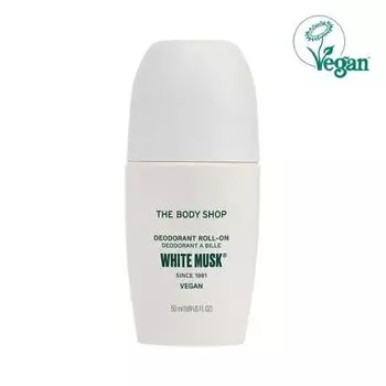 The Body Shop Дезодорант White Musk Roll-On 50 мл (вегетарианский)