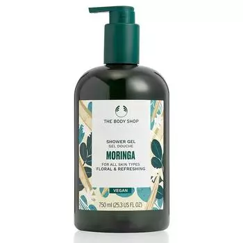 The Body Shop Гель для душа Moringa с цветочным ароматом, 750 мл, 1 шт.