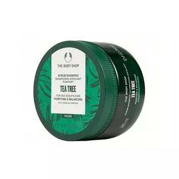 The Body Shop TT Clear Balancing Hair Scrub 240 мл Tea Head Scrub Scalp Care Head Spa & (Ароматное дерево)