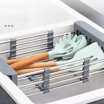 The Bowl Drying Rack Is Expandable and Suitable For Kitchen Sinks The Metal Bowl And Dish Drain Is Multifunctional and The Bow