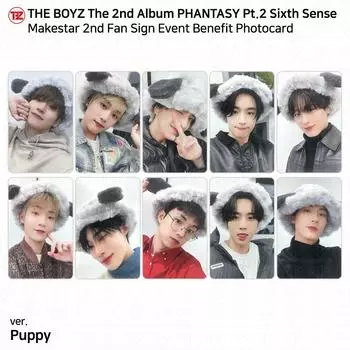 The Boyz Phantasy Pt.2 Sixth Sense Makestar 2-я фотокарточка с благотворительным мероприятием для фанатов Jacob