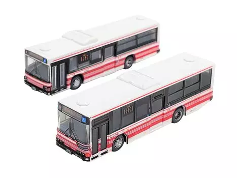 Коллекция автобусов Коллекция автобусов Автобус Одакю Прощай, офис Мачида Набор из 2 принадлежностей для диорамы 317258 розовый