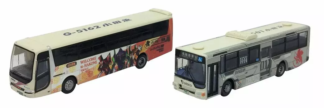 The Bus Collection Bus Collection Odakyu Hakone Highway Bus Evangelion Wrapping Set of 2 Diorama Supplies first order limited (Manufacturer s