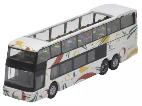 The Bus Collection Bus Collection Tokyu Transe Mitsubishi Fuso Aero King Open Top Bus Group 100th Anniversary Diorama Supplies 321811 (Tokyu Wrapping)