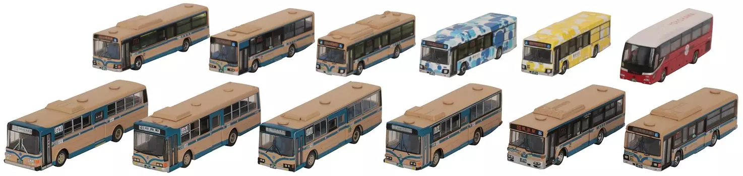 The Bus Collection Коллекция автобусов Специальный выпуск к 100-летию муниципалитета Иокогамы 12 коробок Диорамные принадлежности Ограниченный первый заказ 317364 (Производитель бежевый