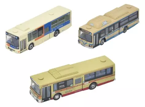 The Bus Collection Bus Collection Yokohama Station West Exit Bus Terminal Set A Diorama Supplies