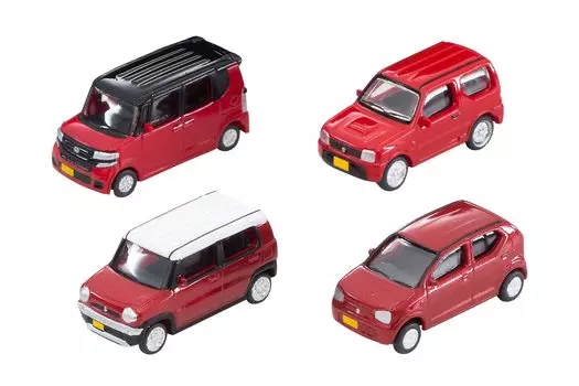The Car Collection Car Collection Basic Set Selection Red Diorama Supplies 323679 (Select)