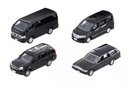 The Car Collection Car Collection Basic Set Selection Black Diorama Supplies 323709 (Select)