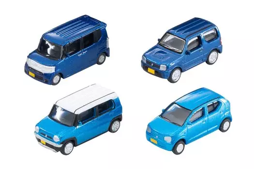 The Car Collection Car Collection Basic Set Selection Blue Diorama Supplies 323686 (Select)