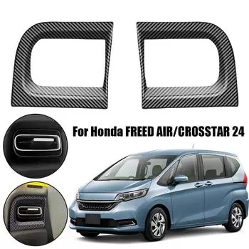 Центральная консоль автомобиля, дефлекторы кондиционера, отделка внутренних панелей, внутренние чехлы из углеродного волокна, детали, стиль Q7V3