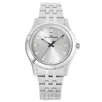 THE CLOCK HOUSE Business Formal Watch Quartz Stainless Steel Silver Reasonable THE CLOCK HOUSE MBF5002-SI1A Men s