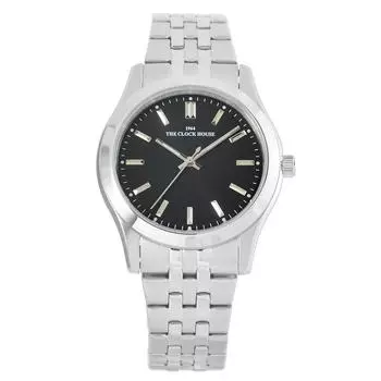 [The Clock House] Деловые формальные аналоговые водонепроницаемые часы стильные MBF5002-BK1A мужские черные