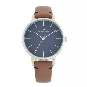 [The Clock House] Повседневные простые аналоговые водонепроницаемые часы стильные MCA5001-NV1B мужские темно-синие