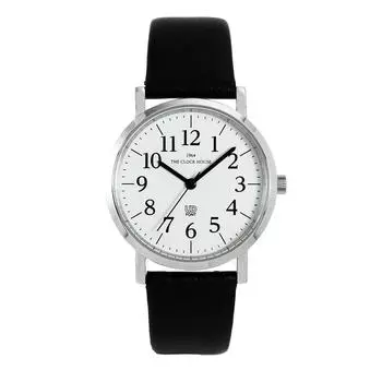 [The Clock House] Универсальный дизайн Простые легко читаемые часы MUD5001-WH1B Мужские черные