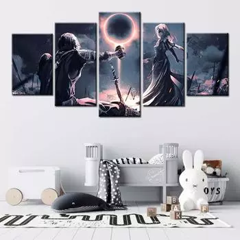 The Dark Souls 3 игровой постер на холсте, настенное искусство, домашняя декоративная картина для гостиной или спальни 20x35 20x45 20x55cm