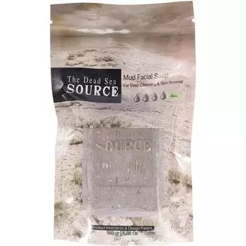 The Dead Sea Source Мыло для лица с грязью Мертвого моря и ароматом тимьяна, 1 шт., 100 г