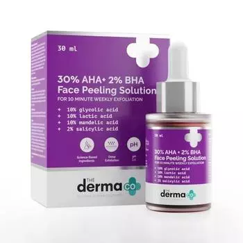 The Derma Co Repairing, Exfoliating 30% AHA + 2% BHA Face Peeling Solution - 30 мл(дермако)