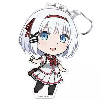 The detective is already dead. Puni this! Key chain (with stand) Siesta uniform ver.