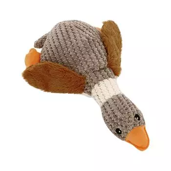 The Dog Calming Dog Toy, Cutated Calming Pillow For Dogs, Dog Toy With Quacking Sound, Dog Stuffed Animals Chew Toy For Any Size Dog One Size коричневый