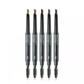 The Face Shop Browlasting Proof Pencil Ex 0.2г 5 оттенков 01 light brown