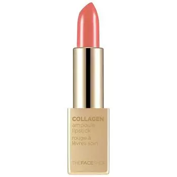 The Face Shop Коллагеновая ампульная помада 3,5 г, 08 Gelsin Coral, 1 шт.