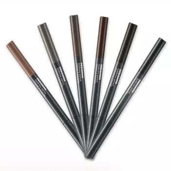 The Face Shop Designing Eyebrow Pencil 0.3g, 3 pieces, 06 dark gray