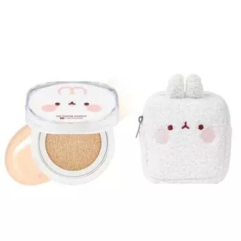 THE FACE SHOP Ink Lasting Cushion Slimfit New & Molang Набор сумок Molang, 2 предмета [THE FACE SHOP X MOLANG] P000DXLU - V201