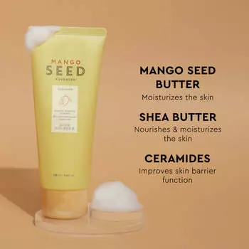 THE FACE SHOP - Mango Seed Creamy Foaming Cleanser 300ml