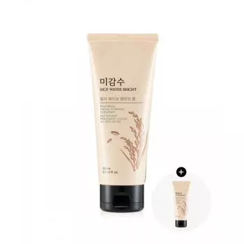 The Face Shop Осветляющая пенка для умывания с рисовыми отрубями для лица 150 мл FREE