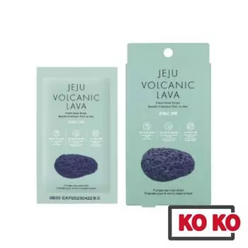 The Face Shop Освежающие полоски для носа Jeju Volcanic Lava 7 шт.