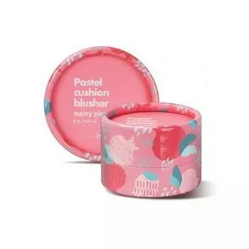 THE FACE SHOP Pastel Cushion Blusher 6g, 03 Merry Pink, 1 piece