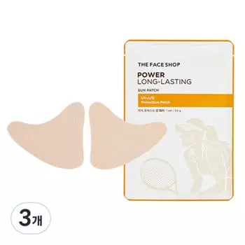 THE FACE SHOP Power Long Lasting Sun Sun Patch Натуральный бежевый, 3,5 г, 3 шт.
