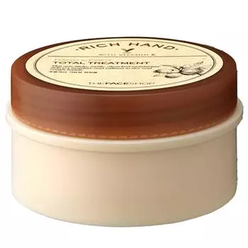 The Face Shop Rich V and Foot Total Treatment Hand Cream Nut Scent, 120ml, 1 unit