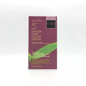 THE FACE SHOP - Stylist 5 Minutes Speedy Hair Color Cream #Reddish Brown