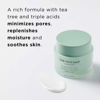 THE FACE SHOP - Tea Tree Pore Cream 50ml